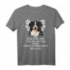 Berner Sennenhunde Herz Pfote T-Shirt für Damen und Herren  Lustiges Design für Hundeliebhaber & Fans der Rasse
