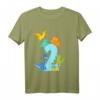 Kinder Dinosaurier T-Shirt zum 2. Geburtstag  Lustiges Dino Spielzeug Motiv für Jungen und Mädchen, unvergessliches Geburtstagsgeschenk
