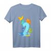 Kinder Dinosaurier T-Shirt zum 2. Geburtstag  Lustiges Dino Spielzeug Motiv für Jungen und Mädchen, unvergessliches Geburtstagsgeschenk