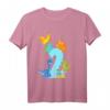 Kinder Dinosaurier T-Shirt zum 2. Geburtstag  Lustiges Dino Spielzeug Motiv für Jungen und Mädchen, unvergessliches Geburtstagsgeschenk