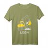 Kinder Bagger T-Shirt mit personalisiertem Vornamen - Perfektes Geschenk für Jungen, Enkel und Neffen, ideal zum Geburtstag oder als Sandkasten-Ergänzung
