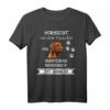 Vorsicht vor dem Frauchen Rhodesian Ridgeback Shirt  Lustiges Hundedesign für Ridgeback Fans und Hundebesitzer