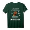 Vorsicht vor dem Frauchen Rhodesian Ridgeback Shirt  Lustiges Hundedesign für Ridgeback Fans und Hundebesitzer