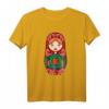 Rote Matrjoschka Puppen Russiche Nistpuppe - Traditionelle russische Souvenirs, zum Bemalen & Sammeln, ideal für Kultur- und Geschenkliebhaber