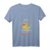 Damen Nur ein verrücktes Mädchen das Quietscheenten liebt Badeente T-Shirt mit V-Ausschnitt  Lustiges Wasser- und Badeenten Design für Kinder & Quietscheenten Fans