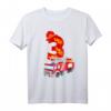 Feuerwehr T-Shirt für Jungen ab 3 Jahren - LKW & Feuerwehr Design, Perfekt für Geburtstagsfeiern und Kindergeburtstagsgeschenke
