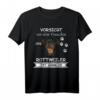 Vorsicht vor dem Frauchen Rottweiler Shirt - Lustiges Hundedesign für Rottweiler Fans & Hundehalter