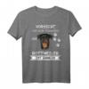 Vorsicht vor dem Frauchen Rottweiler Shirt - Lustiges Hundedesign für Rottweiler Fans & Hundehalter