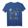 90er Outfit Herren & Damen T-Shirt - Party Kostüm für 90er Jahre Feiern, Karneval, Halloween & Fasching