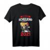 Kinder Schulkind 2021 Ninja Schultüte T-Shirt  Lustiges Einschulungsgeschenk für Schulanfänger zum Schulstart