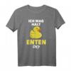 Ich mag halt Enten, Okay? Süßes Enten T-Shirt für Kinder, Damen und Herren  Perfekt als Geschenk zu Geburtstag oder Weihnachten