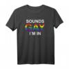 Gay Pride T-Shirt - Sounds Gay I 'm In LGBTQ+ Flagge Design für CSD, Pride & schwule Geschenke