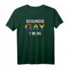 Gay Pride T-Shirt - Sounds Gay I 'm In LGBTQ+ Flagge Design für CSD, Pride & schwule Geschenke