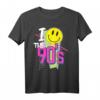 90er Party Outfit & Kostüm  Retro T-Shirt mit Hits der 90er für Mottopartys, Fasching & Fasnacht