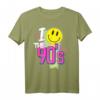 90er Party Outfit & Kostüm  Retro T-Shirt mit Hits der 90er für Mottopartys, Fasching & Fasnacht