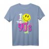 90er Party Outfit & Kostüm  Retro T-Shirt mit Hits der 90er für Mottopartys, Fasching & Fasnacht