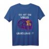 Bordeaux Dogge Es ist ein Virus Unheilbar Shirt  Lustiges Hundebesitzer T-Shirt für Bordeaux Doggen Fans