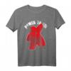 Power to the People Meeple Brettspiele Teens Game Pieces T-Shirt  Perfekt für Spielefans, Familien & Brettspiel-Paare