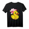 Badeente Badewannen Spielzeug Herz Quietscheentchen T-Shirt  Lustiges Badespielzeug für Kinder & Quietscheenten Liebhaber
