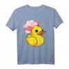 Badeente Badewannen Spielzeug Herz Quietscheentchen T-Shirt  Lustiges Badespielzeug für Kinder & Quietscheenten Liebhaber