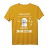 Vorsicht vor dem Frauchen Pudel Hund Shirt - Lustiges Design für Hundeliebhaber und Pudel Fans