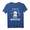 Vorsicht vor dem Frauchen Pudel Hund Shirt - Lustiges Design für Hundeliebhaber und Pudel Fans