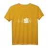 Schach Herzschlag T-Shirt für Schachspieler und Fans  Perfekt als Geschenk für Turniere & Schachclub-Mitglieder
