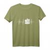 Schach Herzschlag T-Shirt für Schachspieler und Fans  Perfekt als Geschenk für Turniere & Schachclub-Mitglieder