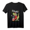 Kinder Dino Shirt zum 5. Geburtstag - Lustiges T-Rex Dinosaurier T-Shirt für Jungen & Mädchen, ideales Geschenk für Geburtstagsfeier und Kindergarten