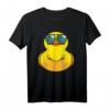 Ente mit Entenmotiv - Lustiges Bade-Spielzeug T-Shirt für Kinder und Gummientenliebhaber