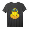 Ente mit Entenmotiv - Lustiges Bade-Spielzeug T-Shirt für Kinder und Gummientenliebhaber