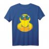 Ente mit Entenmotiv - Lustiges Bade-Spielzeug T-Shirt für Kinder und Gummientenliebhaber