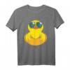 Ente mit Entenmotiv - Lustiges Bade-Spielzeug T-Shirt für Kinder und Gummientenliebhaber