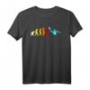 Wasserball Evolution Sport Geschenk Wasserballspieler T-Shirt  Lustiges Retro Design für Fans & Mannschaftskameraden