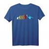 Wasserball Evolution Sport Geschenk Wasserballspieler T-Shirt  Lustiges Retro Design für Fans & Mannschaftskameraden