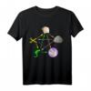 Schere Stein Papier Echse Big Bang Sheldon T-Shirt  Lustiges Nerd-Shirt als Geschenk für Wissenschafts- und Serienfans