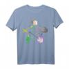 Schere Stein Papier Echse Big Bang Sheldon T-Shirt  Lustiges Nerd-Shirt als Geschenk für Wissenschafts- und Serienfans