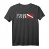 Rescue Diver Flag Search Rescue Diver T-Shirt - Vintage Taucher-Design, Klassisch geschnitten, doppelt genähter Saum