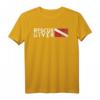 Rescue Diver Flag Search Rescue Diver T-Shirt - Vintage Taucher-Design, Klassisch geschnitten, doppelt genähter Saum