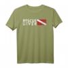 Rescue Diver Flag Search Rescue Diver T-Shirt - Vintage Taucher-Design, Klassisch geschnitten, doppelt genähter Saum
