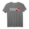 Rescue Diver Flag Search Rescue Diver T-Shirt - Vintage Taucher-Design, Klassisch geschnitten, doppelt genähter Saum