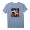 Rescue Diver T-Shirt - Klassisch geschnitten mit doppeltem Saum für Taucher und Tauchausbilder