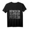 Definitiv ein Layer 8 Problem Systemadministrator T-Shirt  Lustiges IT Geschenk für Programmierer, Informatiker & IT-Profis