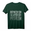 Definitiv ein Layer 8 Problem Systemadministrator T-Shirt  Lustiges IT Geschenk für Programmierer, Informatiker & IT-Profis