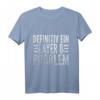 Definitiv ein Layer 8 Problem Systemadministrator T-Shirt  Lustiges IT Geschenk für Programmierer, Informatiker & IT-Profis