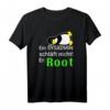 Lustiges Sysadmin schläft nicht! Er root Nerds T-Shirt  Perfektes Geschenk für Systemadministratoren & IT-Profis mit Humor