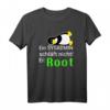 Lustiges Sysadmin schläft nicht! Er root Nerds T-Shirt  Perfektes Geschenk für Systemadministratoren & IT-Profis mit Humor
