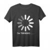 Programmierer Witz T-Shirt - Ich Denke Nach Coder Software Entwickler Design, Perfektes Geschenk für Hacker, Systemadministratoren und Hobby Programmierer