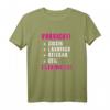Damen Vorsicht Tätowiert Tätowierte Stolze Frau T-Shirt  Witziges Geschenk für Tattoo-begeisterte Frauen zum Geburtstag, Weihnachten & mehr