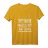 Damen Tattoo Tätowierer Spruch Lustig Geschenk T-Shirt mit V-Ausschnitt - Humorvolles Tattoo Design für Damen